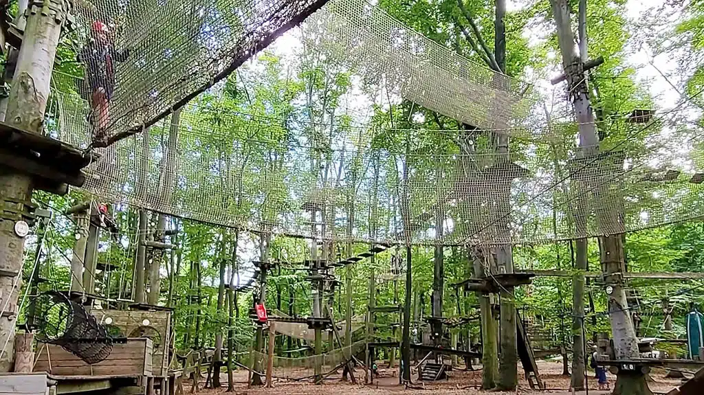 Abenteuerpark Potsdam Impressionen vom Kletterwald