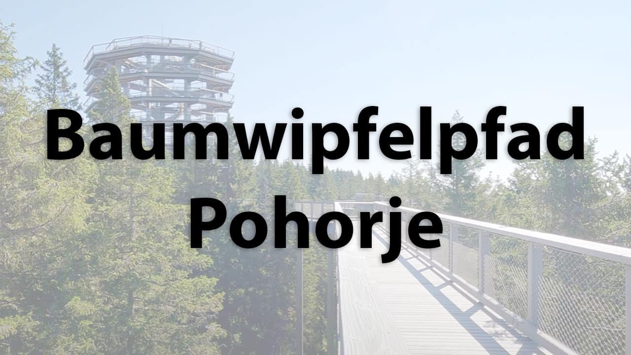 Baumwipfelpfad Pohorje in Slowenien