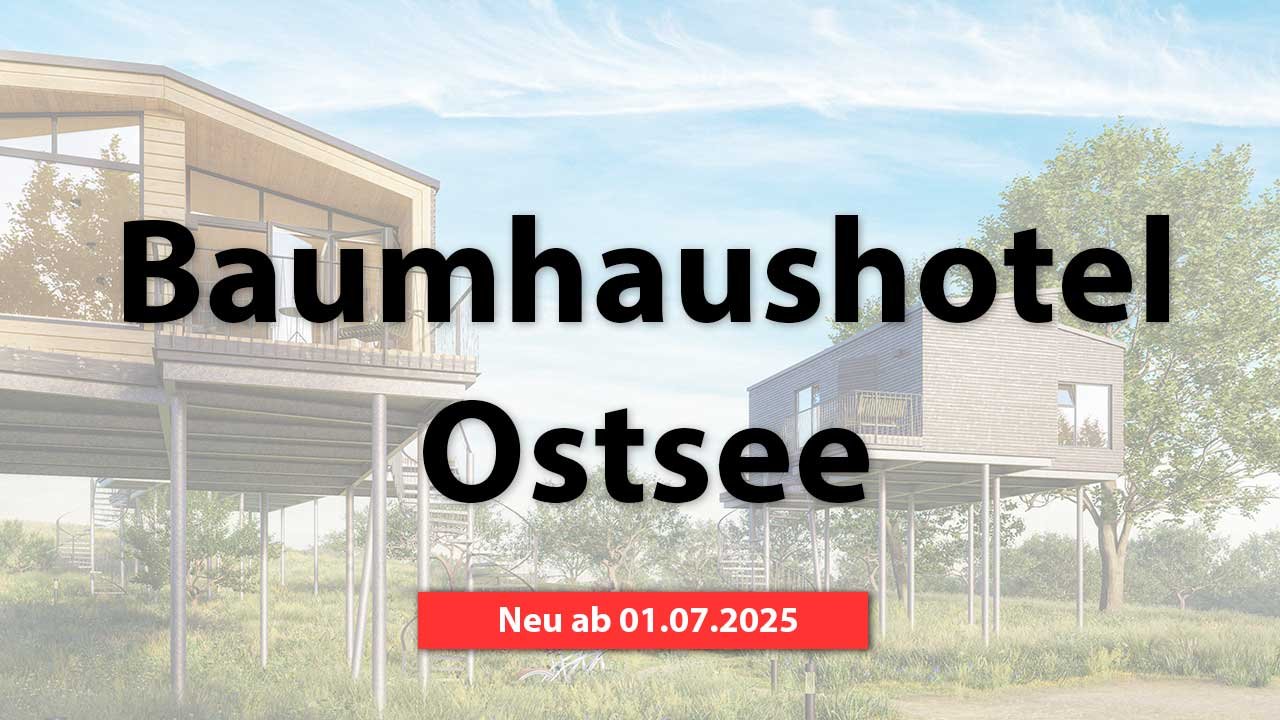 Anssicht vom Ostsee Baumhaus