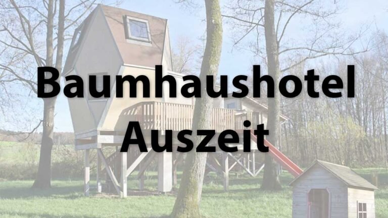 Das Baumhaushotel Auszeit in Bayern