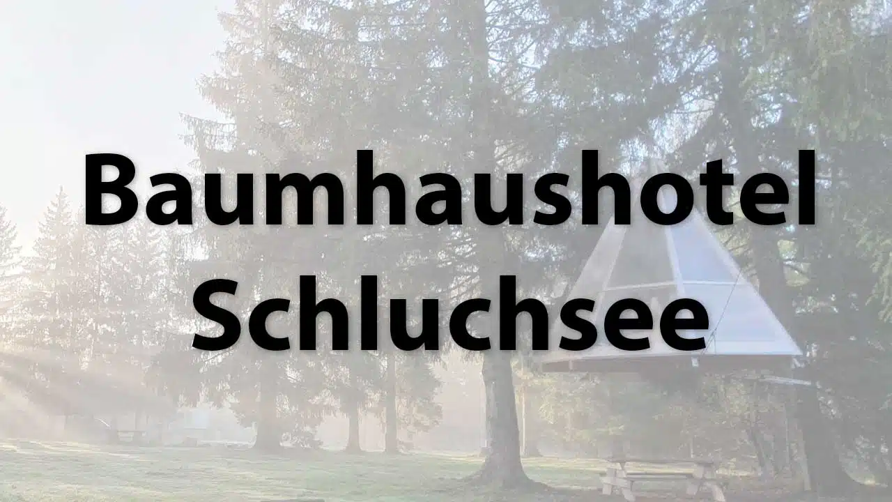 El hotel de casas del árbol Schluchsee en el Naturcamp Schluchsee