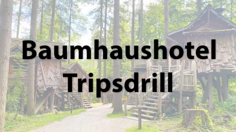Das Baumhaushotel Tripsdrill bei Stuttgart.