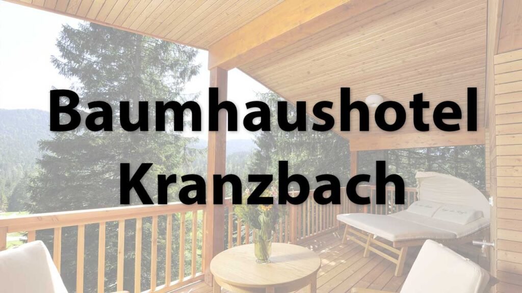 Vue depuis la terrasse de l'hôtel Baumhaus Kranzbach.