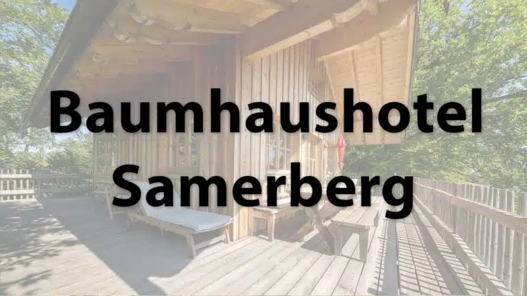 The tree house hotel Samerberg in Chiemgau / Bavaria.