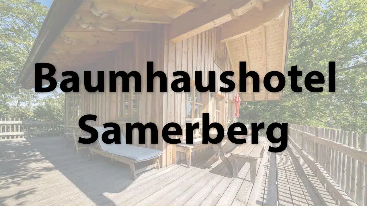 The tree house hotel Samerberg in Chiemgau / Bavaria.
