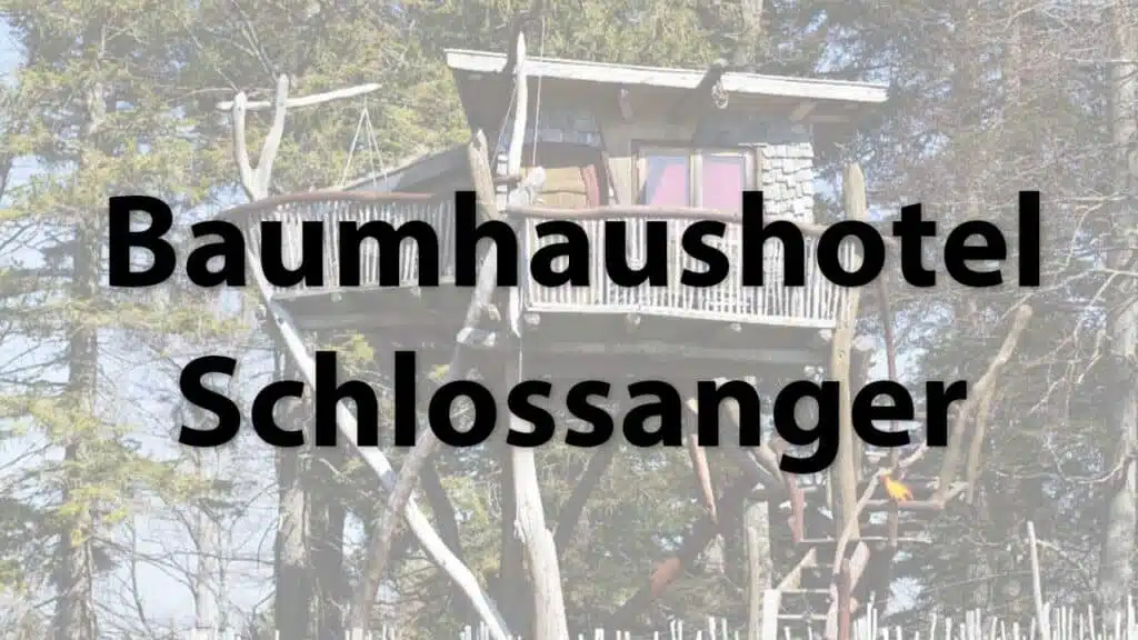 Schlossanger tree house hotel in Bavaria