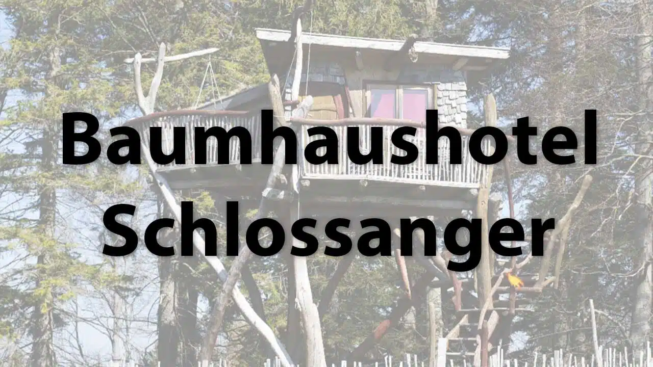 Schlossanger tree house hotel in Bavaria