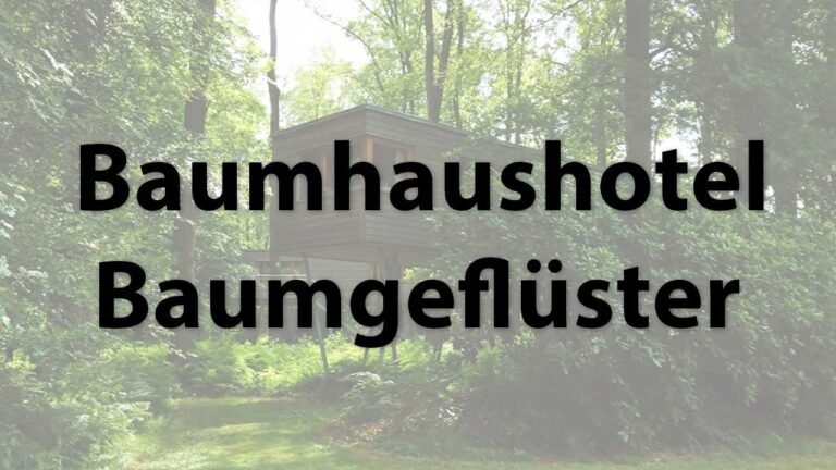 El hotel casa del árbol del complejo Baumgeflüster