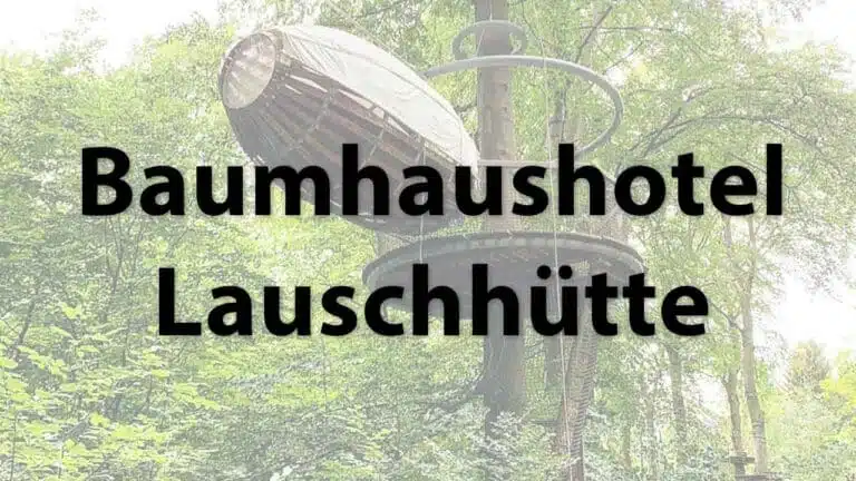 L'hôtel de cabanes dans les arbres Lauschhütte à Daxweiler.