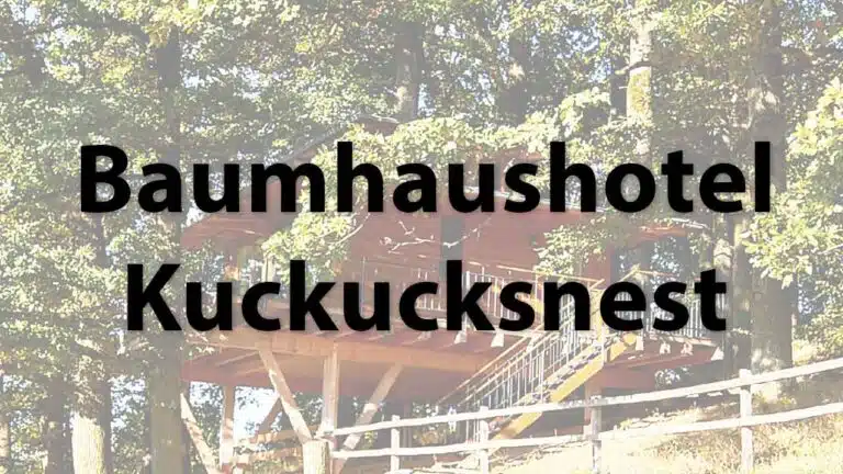 Tree house hotel Kuckucksnest in Emskirchen