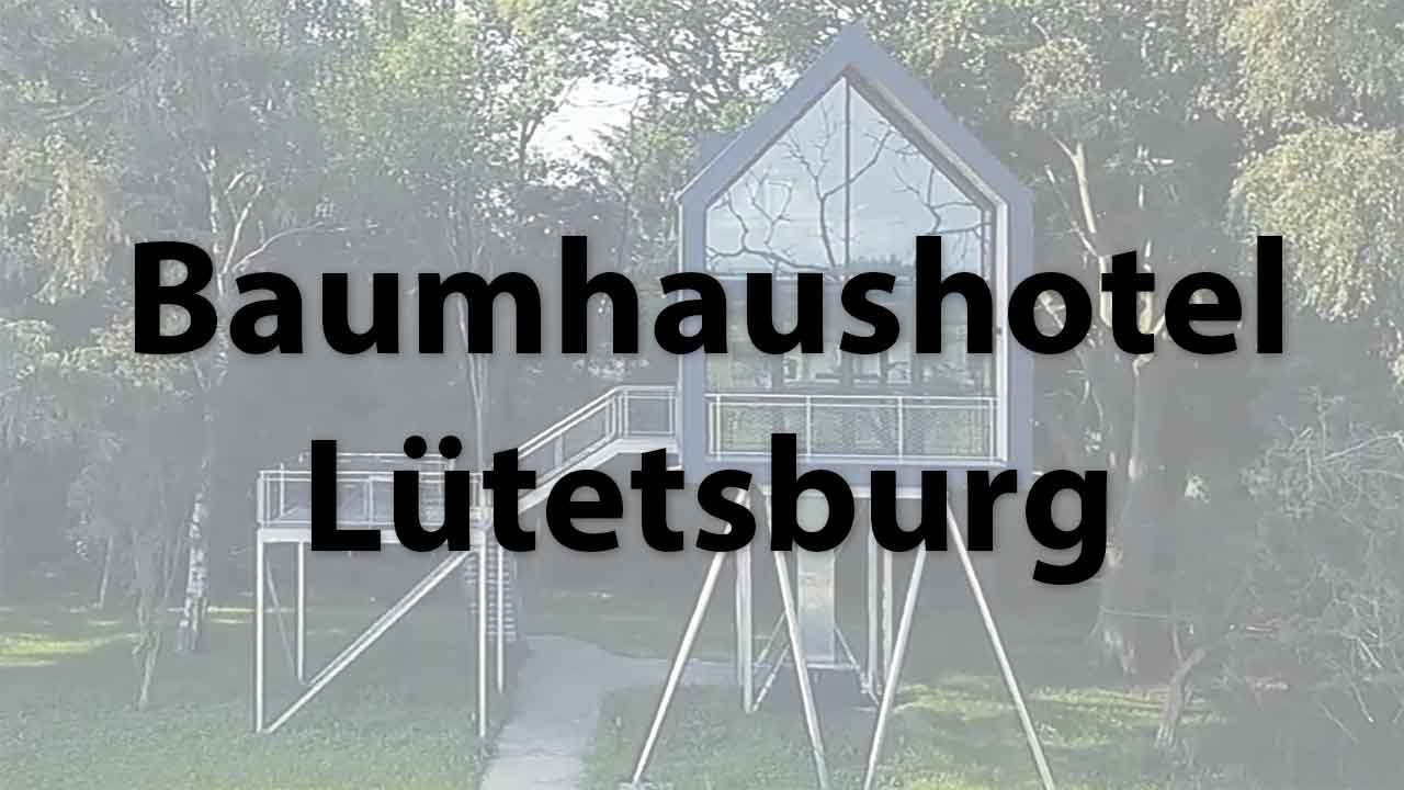 Baumhaushotel Luetetsburg in Ostfriesland