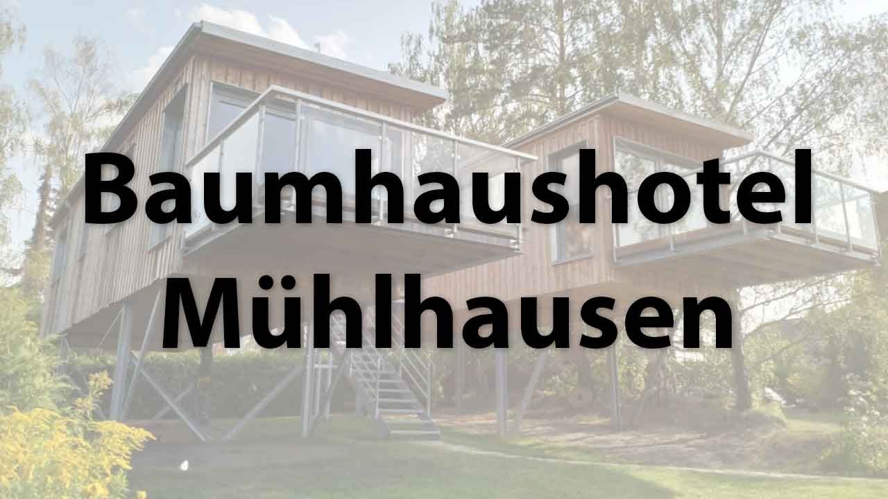 Abgehoben Aufgehoben- Baumhaushotel Mühlhausen